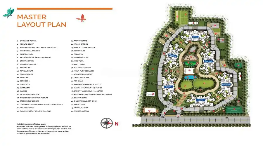 Master Plan of Shapoorji Pallonji Hinjewadi