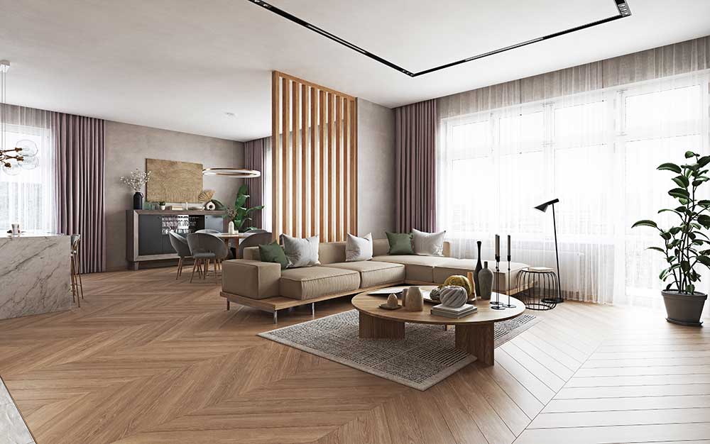Shapoorji Pallonji Hinjewadi - bedroom with elegant design